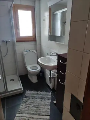Ein Badezimmer in der Unterkunft Chalet Lueg uf Belalp