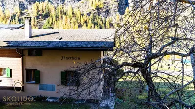 Das Gebäude in dem sich die Ferienwohnung befindet