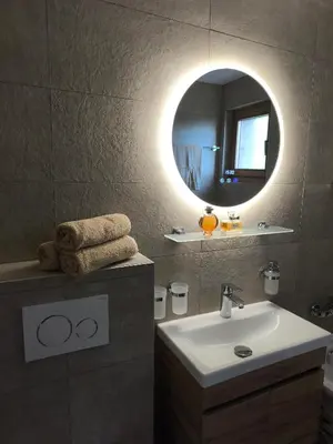 Ein Badezimmer in der Unterkunft Apartment Panorama