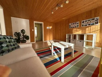 Ein Sitzbereich in der Unterkunft Flowerpot Apartment