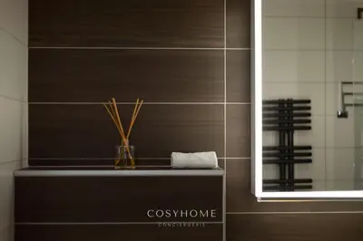 Ein Badezimmer in der Unterkunft La Lisière - Alpine Home - CosyHome