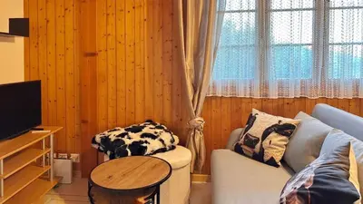 TV/Unterhaltungsangebot in der Unterkunft Gemütliche 2-Zimmer Wohnung mir Bergblick