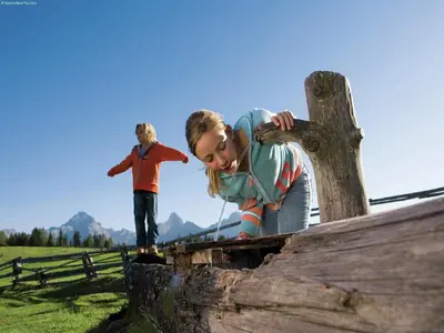 Naturlandschaft in der Nähe des Chalets
