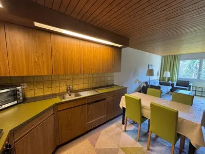 Küche/Küchenzeile in der Unterkunft Mountain View Lodge