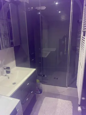Ein Badezimmer in der Unterkunft Le rocher