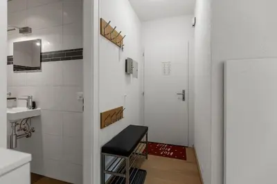 Ein Badezimmer in der Unterkunft Crans-Montana - Appartement ski-in & ski-out, 4 pers