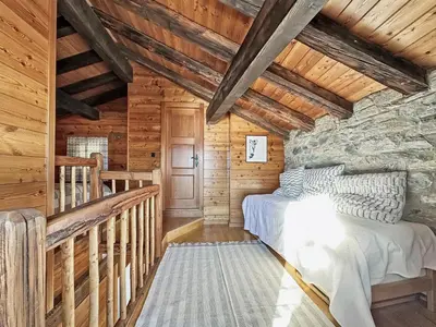 Ein Bett oder Betten in einem Zimmer der Unterkunft PO Petite Ourses Suite - Anzere Slopeside - Swiss Alp