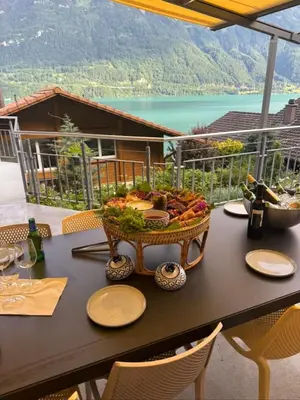 Naturlandschaft in der Nähe des Chalets