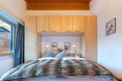Ein Bett oder Betten in einem Zimmer der Unterkunft Studio PEAK fantastic view