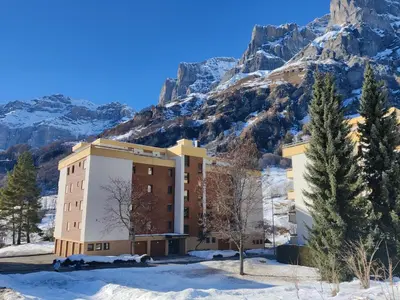Ein allgemeiner Bergblick oder ein Berglick von der Ferienwohnung aus