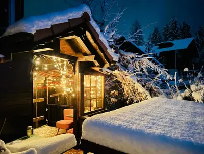 Chalet Baba Wengen Apartment LISA im Winter
