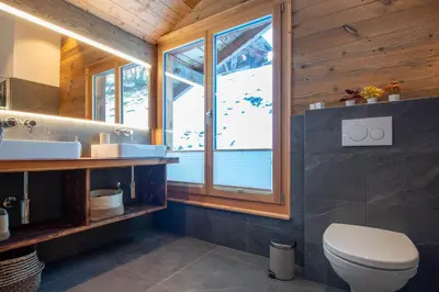 Ein Badezimmer in der Unterkunft Stadel Alpenstern mit Wellnessbereich
