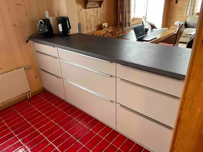 Küche/Küchenzeile in der Unterkunft Chalet Kuckuk including Studio