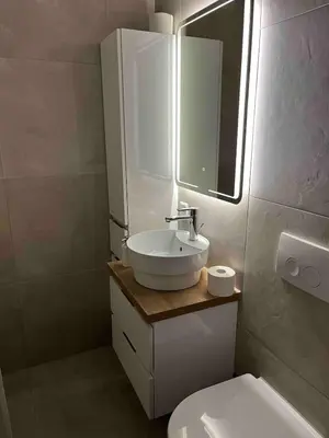 Ein Badezimmer in der Unterkunft Chalet Kuckuk including Studio
