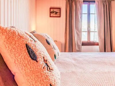 Ein Bett oder Betten in einem Zimmer der Unterkunft Apartment Les Agettes 1865 by Interhome