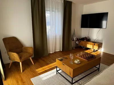 TV/Unterhaltungsangebot in der Unterkunft Appartement Niesenblick 2