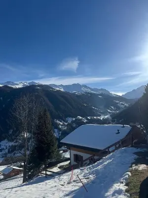 Naturlandschaft in der Nähe des Chalets