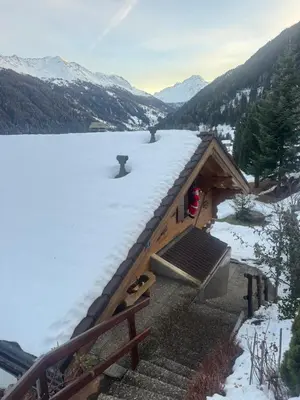 Naturlandschaft in der Nähe des Chalets