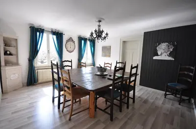 Ein Sitzbereich in der Unterkunft Mountain Views