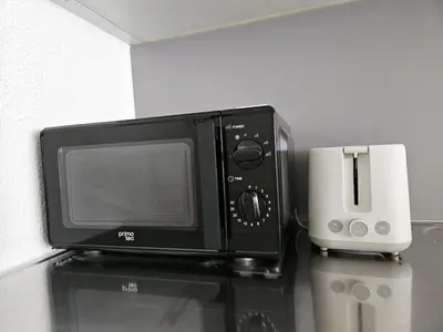 Küche/Küchenzeile in der Unterkunft Summit View Apartment
