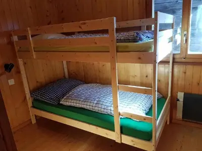 Ein Bett oder Betten in einem Zimmer der Unterkunft Apartment Wärschu by Interhome