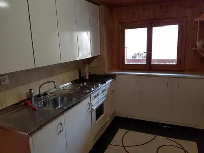 Küche/Küchenzeile in der Unterkunft Apartment Wärschu by Interhome
