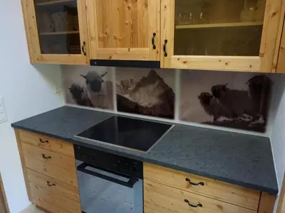Küche/Küchenzeile in der Unterkunft Holiday Home Wollhaus Oberzwirgi by Interhome