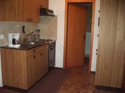 Küche/Küchenzeile in der Unterkunft Apartment Glyssen 22 Schwanden by Interhome