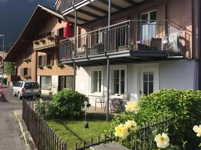 Das Gebäude in dem sich die Ferienwohnung befindet