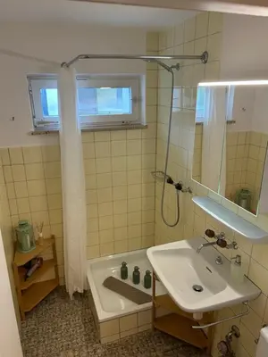 Ein Badezimmer in der Unterkunft Studio Salute - cosy et confort pour 2 personnes