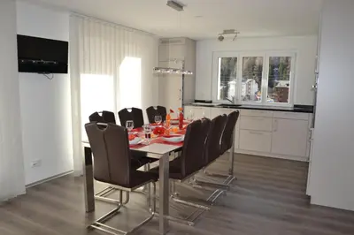 Küche/Küchenzeile in der Unterkunft Haus Bergtreu