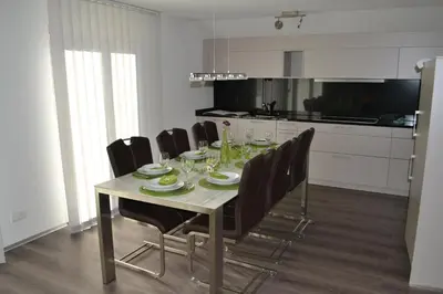 Küche/Küchenzeile in der Unterkunft Haus Bergtreu