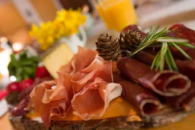 Essen in der Ferienwohnung oder in der Nähe