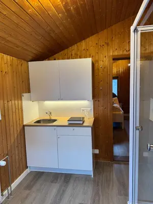 Küche/Küchenzeile in der Unterkunft Valley Apartment