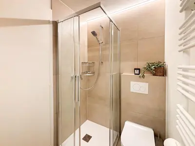 Ein Badezimmer in der Unterkunft Studio in central Crans-Montana