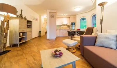 Küche/Küchenzeile in der Unterkunft Residenz Ambassador B13 mit Wellness-Fitness