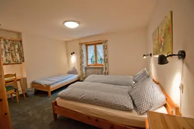 Ein Bett oder Betten in einem Zimmer der Unterkunft Dent Blanche