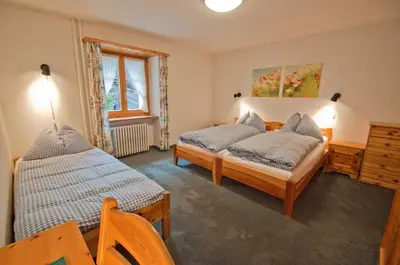 Ein Bett oder Betten in einem Zimmer der Unterkunft Dent Blanche