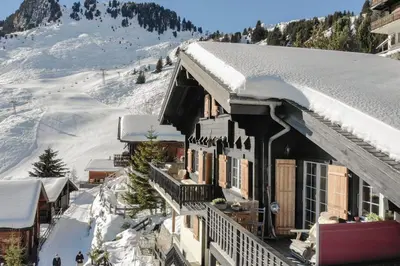 Naturlandschaft in der Nähe des Chalets