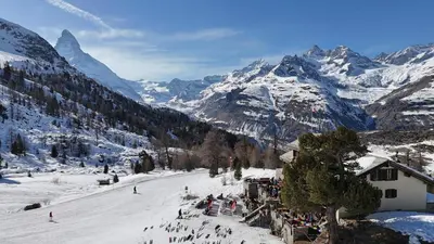 Grünsee Mountain Lodge im Winter