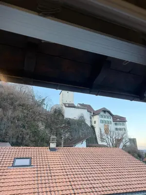 Das Gebäude in dem sich die Ferienwohnung befindet