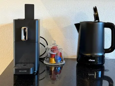 Kaffee-/Teezubehör in der Unterkunft Deine Auszeit mit Alpen- und Kanderblick