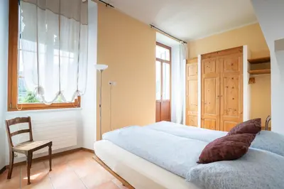 Ein Bett oder Betten in einem Zimmer der Unterkunft Casa Prana