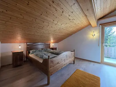 Ein Bett oder Betten in einem Zimmer der Unterkunft Vallesia Penthouse