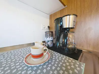Kaffee-/Teezubehör in der Unterkunft Chalet Bambi, spacieux, jardin, cheminée, kids & pets friendly