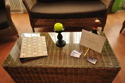 Ein Sitzbereich in der Unterkunft Interlaken Town House Sleeps 12 guests Central