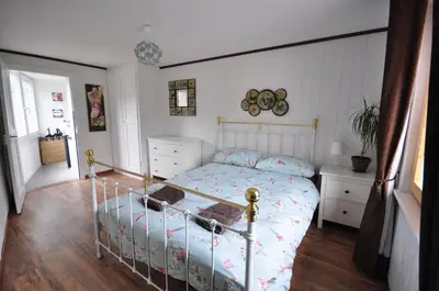 Ein Bett oder Betten in einem Zimmer der Unterkunft Jungfrau Views Apartment