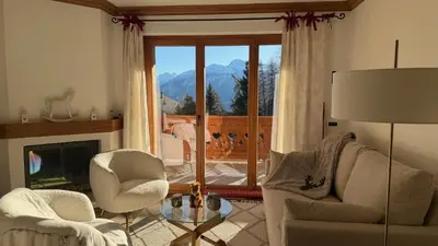 TV/Unterhaltungsangebot in der Unterkunft Romantic Alpine Retreat in Crans-Montana