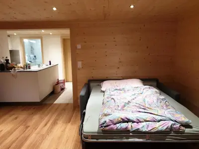 Ein Bett oder Betten in einem Zimmer der Unterkunft Holiday Home in Grubenwald für max- 3 - 4 Pers- by Interhome