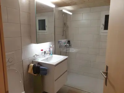 Ein Badezimmer in der Unterkunft Holiday Home in Grubenwald für max- 3 - 4 Pers- by Interhome